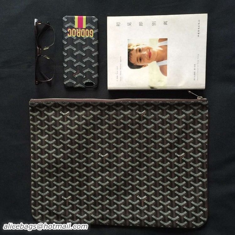 Top Quality Goyard New Design Ipad Bag Small Size PM 020113 Coffee