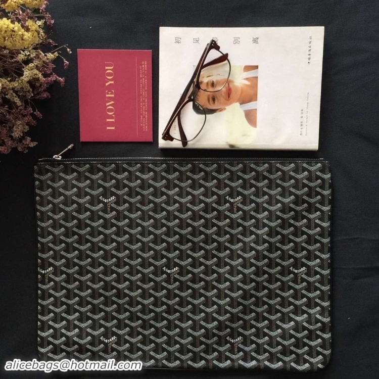 Top Grade Goyard New Design Ipad Bag Small Size PM 020113 Black