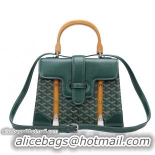 Top Quality 2015 Goyard Small Saigon Tote Bag With Strap PM 8941 Green