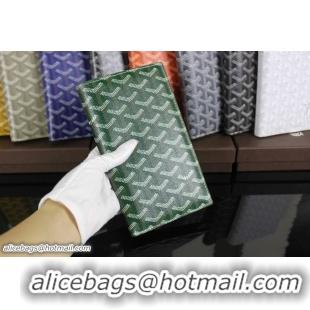 Cheapest 2015 Goyard New Style Long Purse 020113 Green