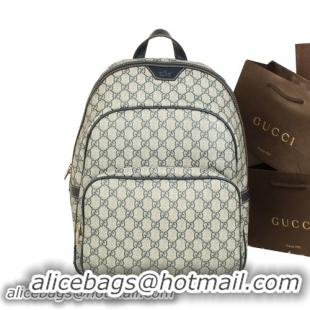 Gucci Supreme Canvas Backpack 322069 Blue