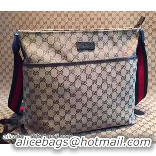 New Arrivals Gucci GG Canvas Medium Messenger Bags 189751 Brown