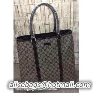 Cheaper Newest Gucci GG Supreme Tote Bag 223668 Brown