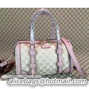 Purchase Gucci GG Canvas Classic Tote Bag 387601 Light Pink