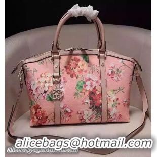 Best Price Gucci Blooms Canva Medium Top Handle Bag 341503 Rose