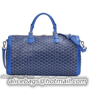 Free Shipping Cheap Goyard Keepall 50CM Travel Bag 8958 Blue