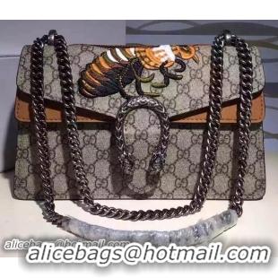 Discount Classic Gucci Dionysus Bee Medium Shoulder Bag 421980 Brown