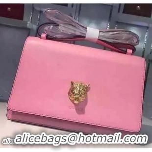 Discount Newest Gucci Animalier Leather Shoulder Bag 418004 Pink