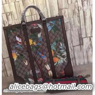 Discount Gucci Tian GG Supreme Tote Bag 406387 Brown