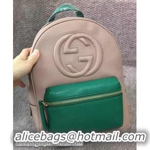 Classic Design GUCCI Soho Leather Chain Backpack 431570 Apricot