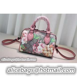 Hot Sell  GUCCI GG Blooms mini Top Handle Bag 432123 Pink