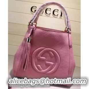 Best Design Gucci Soho Leather Shoulder Bag 336751 Pink