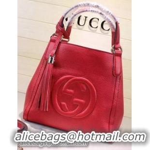 Hot Sell Gucci Soho Leather Shoulder Bag 336751 Red