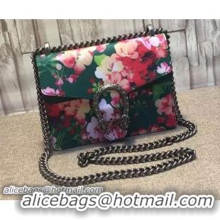 Latest Style Gucci Dionysus Blooms Original Leather Shoulder Bag 421970 Green