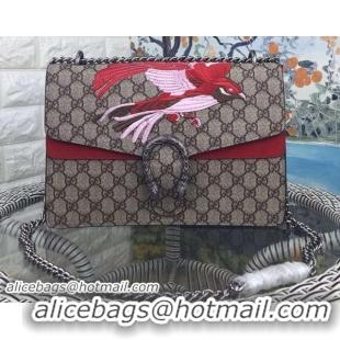 Cheapest Gucci 400235 Red Dionysus Blooms Print Shoulder Bag