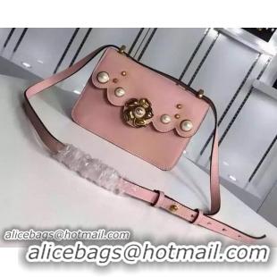 Newest Fashion Gucci Calfskin Leather Chain Shoulder Bag 432281 Pink