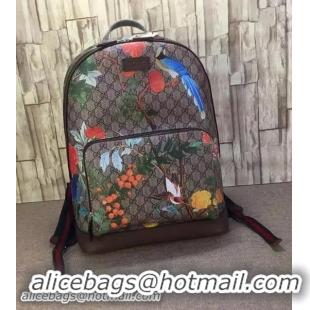 Inexpensive Gucci Tian GG Supreme Backpack 428027 Brown