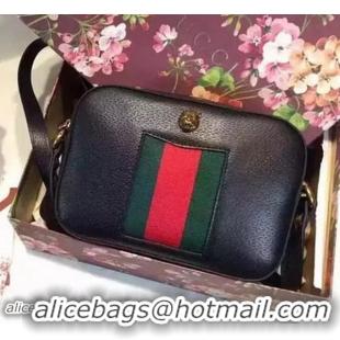 New Inexpensive Gucci Soho Calfskin Leather Shoulder Bag 412009 Black