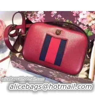 Grade Quality Gucci Soho Calfskin Leather Shoulder Bag 412009 Red