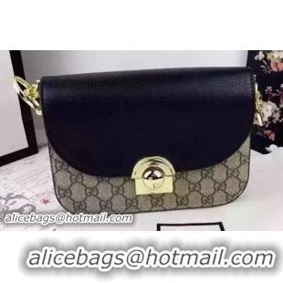 Low Price Gucci GG Canvas Shoulder Bag 323880 Black