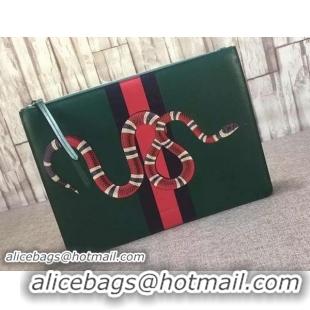 Cheapest Gucci Calfskin Leather Messenger Bag 429004 Green