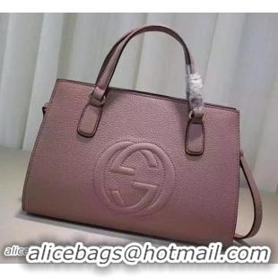 Original Cheap GUCCI Soho Leather Top Handle Bag 431571 Pink