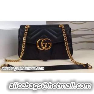 Trendy Design Gucci GG Marmont Matelasse Shoulder Bag 426744 Black