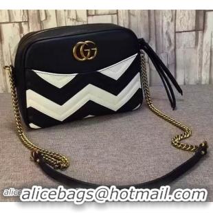 Good Quality Gucci Ghost Shoulder Bag 443499 Black&White