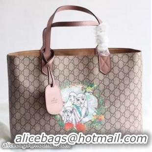 Discount Fashion Gucci Tian GG Supreme Tote Bag 412096 Pink