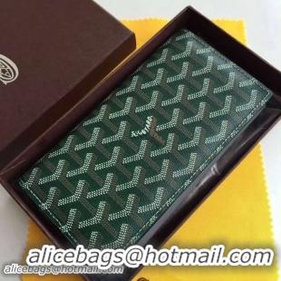 Buy Classic New Goyard Long Purses 020082 Green