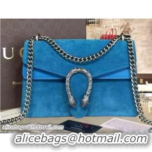 Sumptuous Gucci Dionysus Suede Shoulder Bag 400249 Turquoise