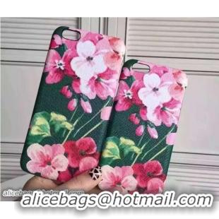 Good Gucci Iphone Cover Leather Blooms Green 2016