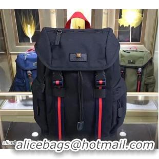 Good Quality Gucci Techno Canvas Techpack Backpack Small Bag 429047 Black 2016