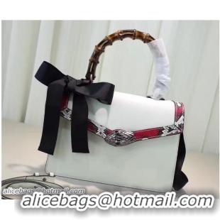 Stylish Gucci Lilith Leather Top Handle Small Bag 453751 White 2016