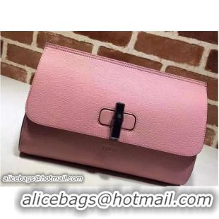 Classic Specials Gucci Bamboo Daily Leather Medium Clutch Bag 387220 Pink