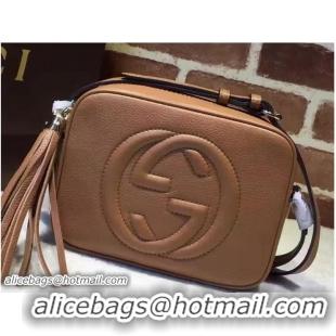 Hot Style Gucci Soho Leather Disco Small Bag 308364 Brown