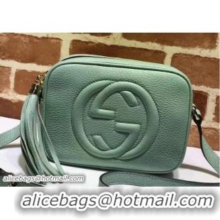 Durable Gucci Soho Leather Disco Small Bag 308364 Pale Green