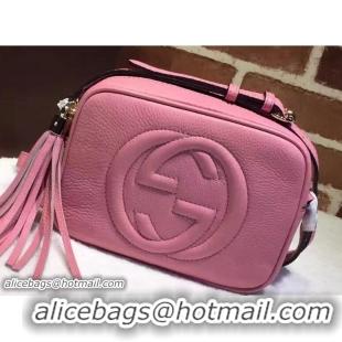 Buy Discount Gucci Soho Leather Disco Small Bag 308364 Pink