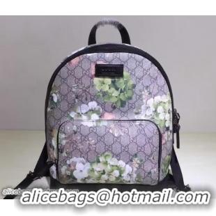 Buy Discount Gucci GG Supreme Small Backpack Bag 427042 Blooms Green