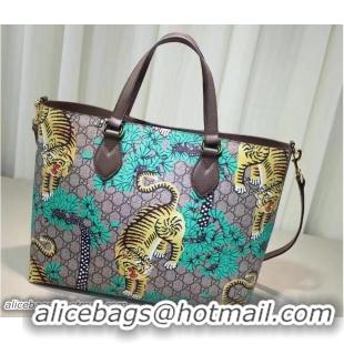 Pretty Style Gucci Soft GG Supreme Tote Bag 453705 Bengal Green