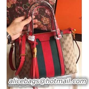 Duplicate Gucci Rania Original GG Canvas Top Handle Bags 353114 Red