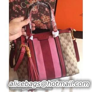 Cheap Gucci Rania Original GG Canvas Top Handle Bags 353114 Wine