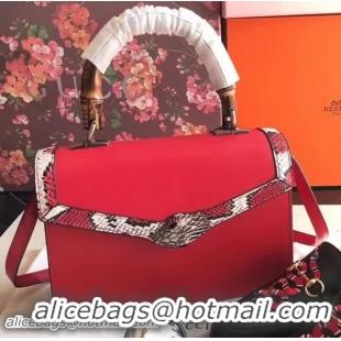 Traditional Specials Gucci Lilith Leather Top Handle Bag 453751 Red