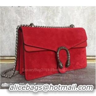 Fashion Gucci Dionysus Suede Shoulder Bag 403348 Red