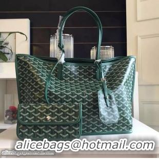 Fashion 2016 Goyard Latest Style Anjou Reversible Bag GM 2398 Green