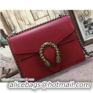 Sophisticated Gucci Mini Dionysus Leather Shoulder Bag 421970 Red