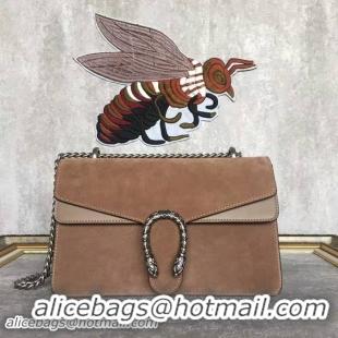 Unique Style Gucci Dionysus Suede Leather Mini Shoulder Bag 400249 Khaki