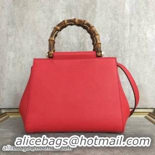 Fashionable Gucci Nymphea Mini Top Handle Bag Cowhide Leather 453767 Red