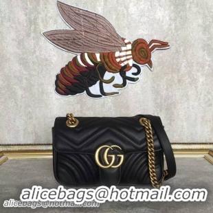 Best Product Gucci Now GG Marmont Mini Shoulder Bag 446744 Black