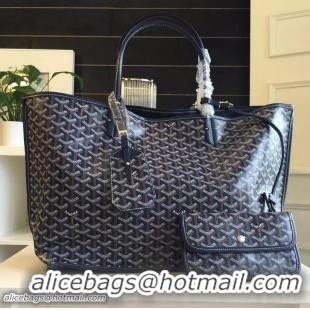 Discount Goyard Latest Style Anjou Reversible Bag GM 2398 Navy Blue